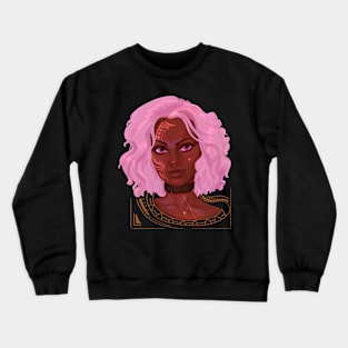 Mira the tribal girl Crewneck Sweatshirt